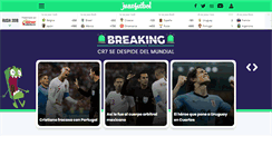Desktop Screenshot of juanfutbol.com